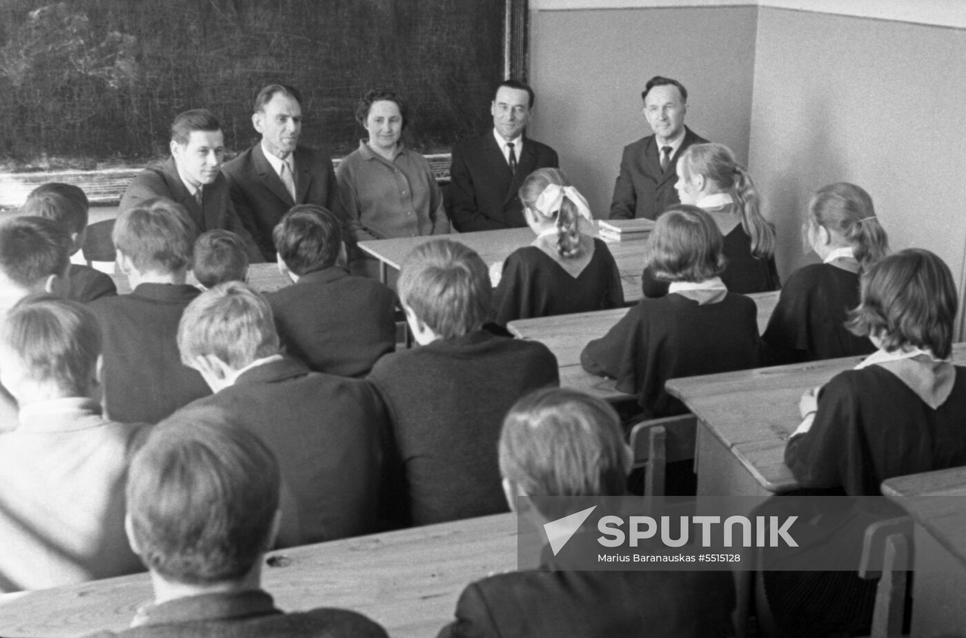Panevezys Russian-language school No. 2 in Lithuanian SSR
