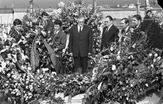 French President Georges Pompidou's funeral