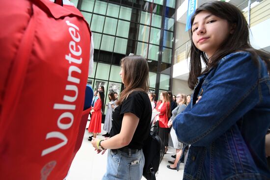Volunteers prepare for 2018 FIFA World Cup