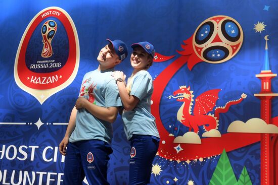 Volunteers prepare for 2018 FIFA World Cup