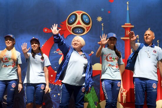 Volunteers prepare for 2018 FIFA World Cup