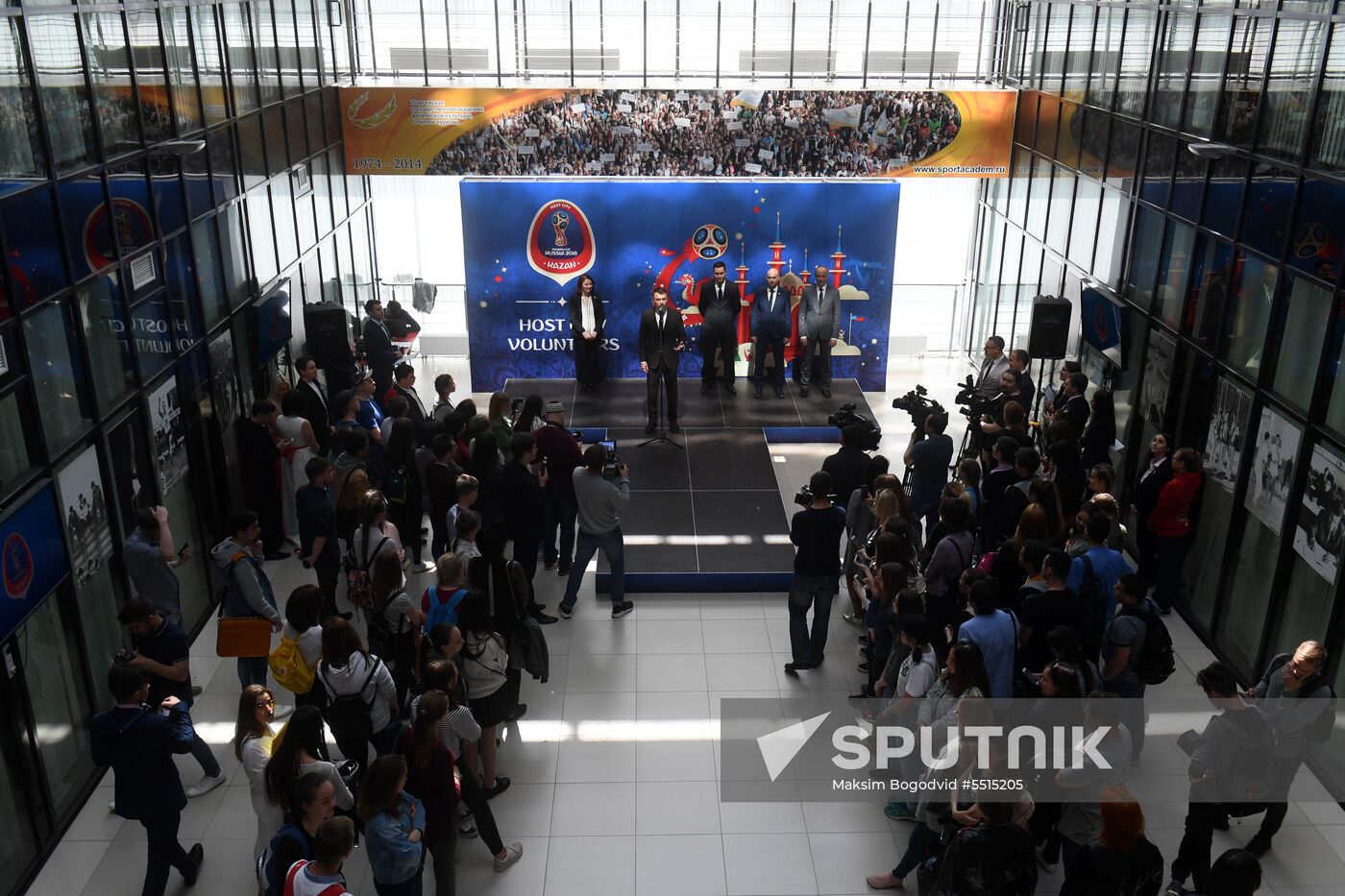 Volunteers prepare for 2018 FIFA World Cup