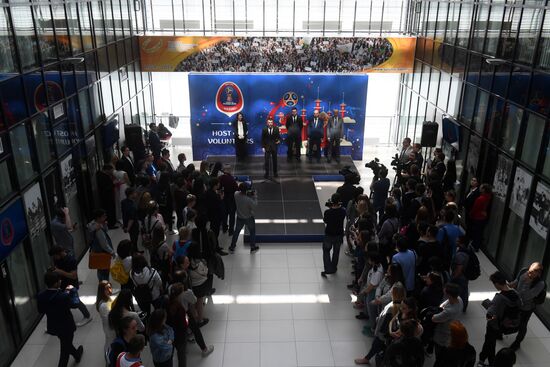Volunteers prepare for 2018 FIFA World Cup