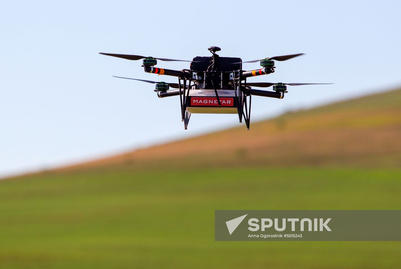 Drone delivers parcels of Russian Post in Buryatia