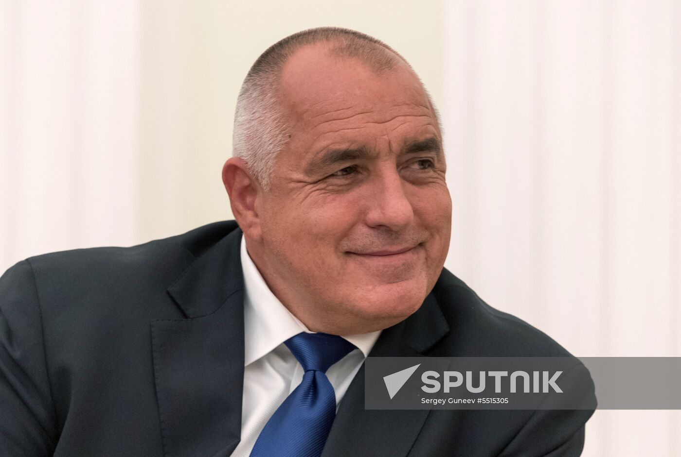 Russian President Vladimir Putin meets with Prime Minister of Bulgaria Boyko Borisov