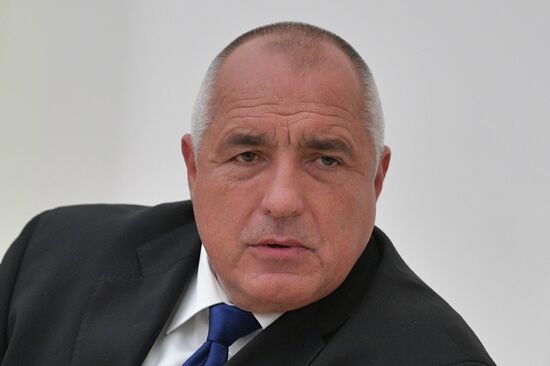 Russian President Vladimir Putin meets with Prime Minister of Bulgaria Boyko Borisov