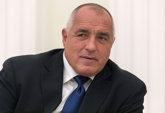 Russian President Vladimir Putin meets with Prime Minister of Bulgaria Boyko Borisov