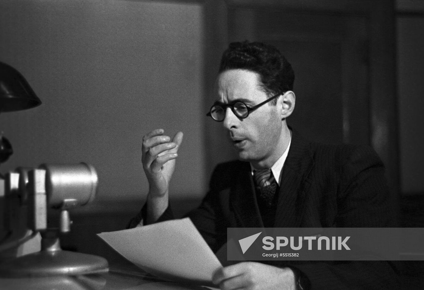 All-Union Radio Speaker Yuri Levitan