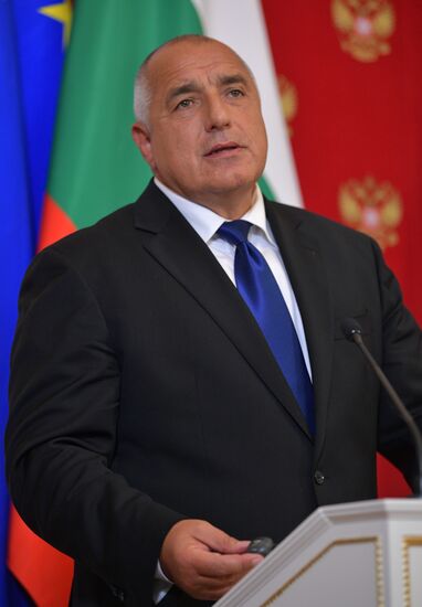 Russian President Vladimir Putin meets with Prime Minister of Bulgaria Boyko Borisov