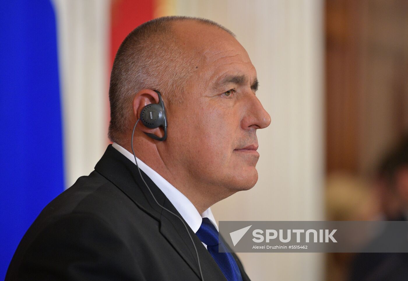 Russian President Vladimir Putin meets with Prime Minister of Bulgaria Boyko Borisov