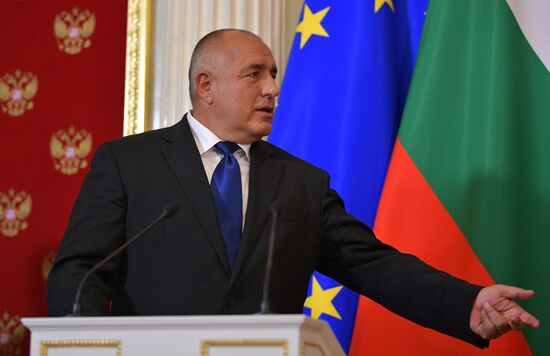 Russian President Vladimir Putin meets with Prime Minister of Bulgaria Boyko Borisov