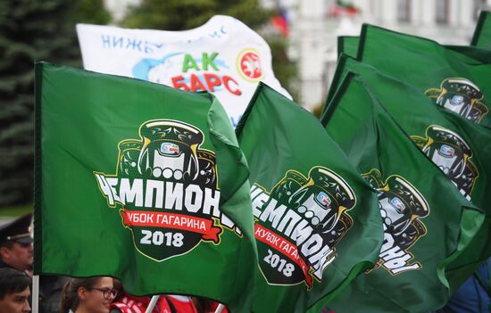 HC Ak Bars' champion parade