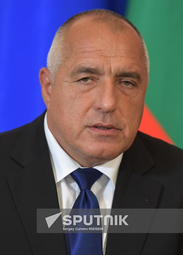 Russian President Vladimir Putin meets with Prime Minister of Bulgaria Boyko Borisov