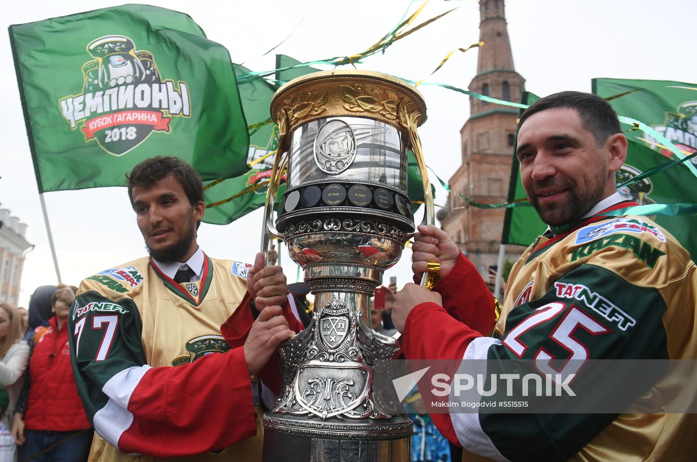 HC Ak Bars' champion parade