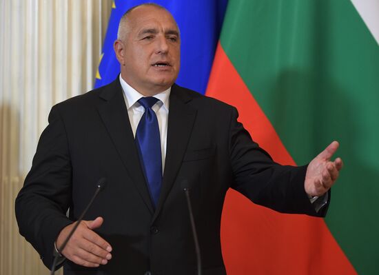 Russian President Vladimir Putin meets with Prime Minister of Bulgaria Boyko Borisov