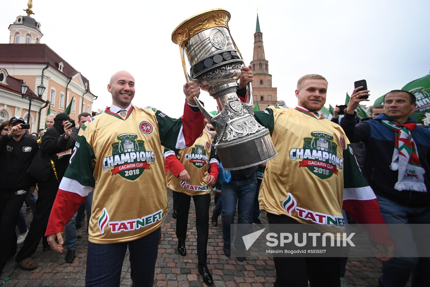 HC Ak Bars' champion parade