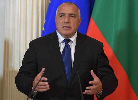 Russian President Vladimir Putin meets with Prime Minister of Bulgaria Boyko Borisov