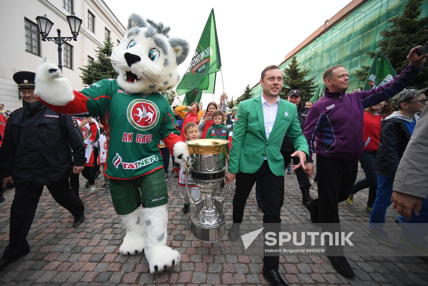 HC Ak Bars' champion parade