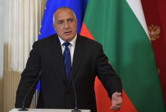 Russian President Vladimir Putin meets with Prime Minister of Bulgaria Boyko Borisov