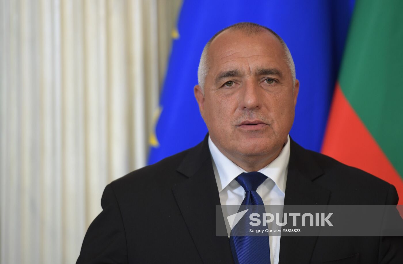 Russian President Vladimir Putin meets with Prime Minister of Bulgaria Boyko Borisov