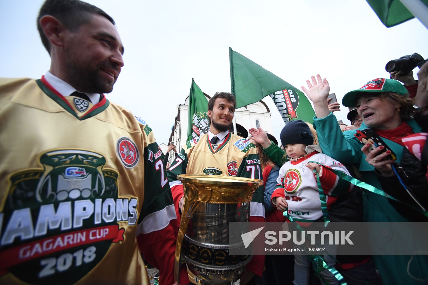 HC Ak Bars' champion parade