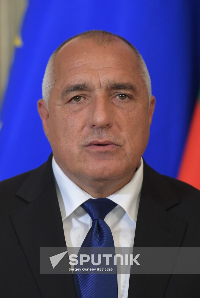 Russian President Vladimir Putin meets with Prime Minister of Bulgaria Boyko Borisov