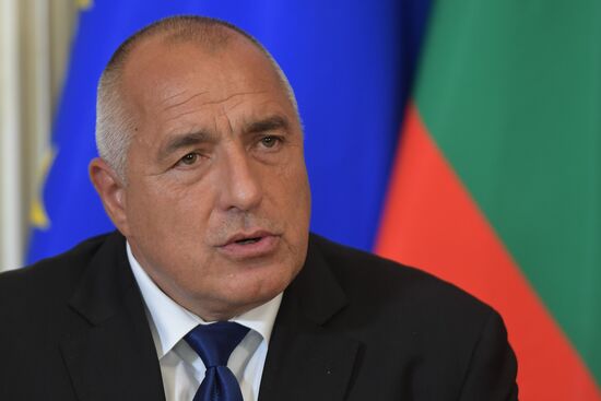 Russian President Vladimir Putin meets with Prime Minister of Bulgaria Boyko Borisov