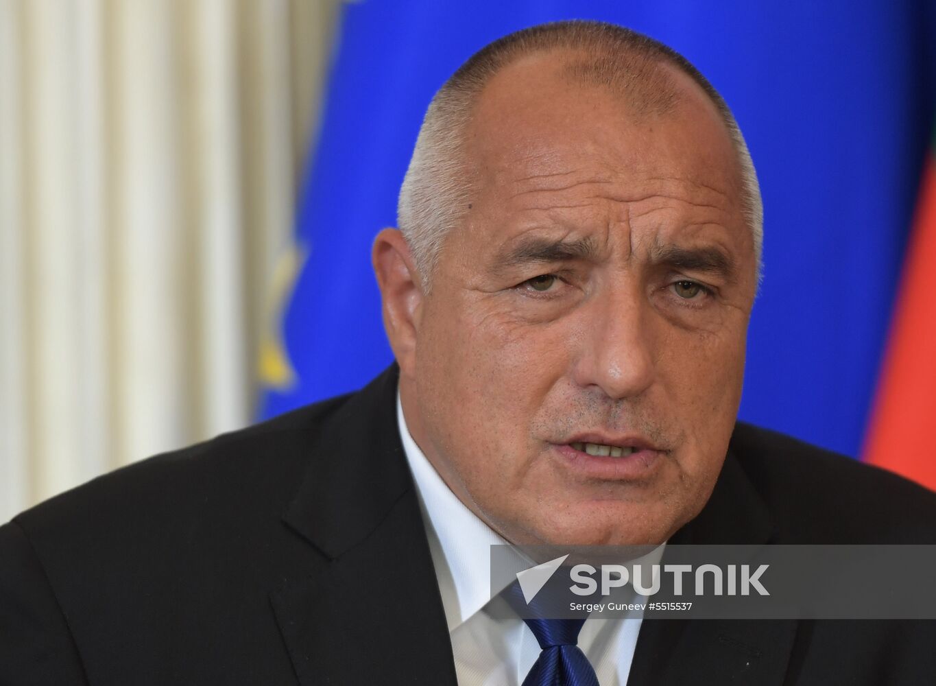 Russian President Vladimir Putin meets with Prime Minister of Bulgaria Boyko Borisov