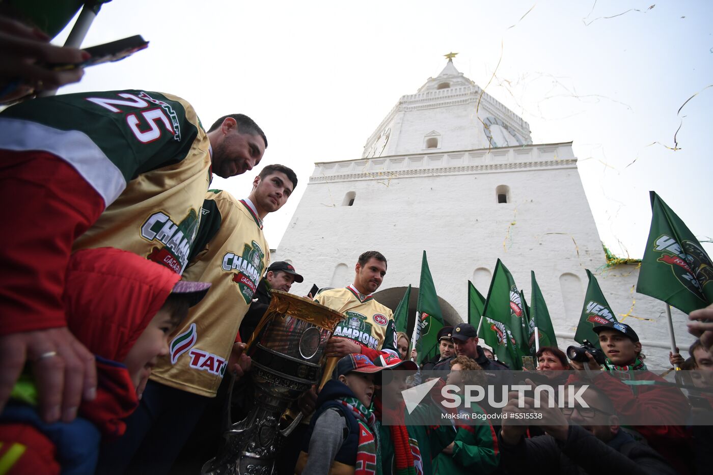 HC Ak Bars' champion parade