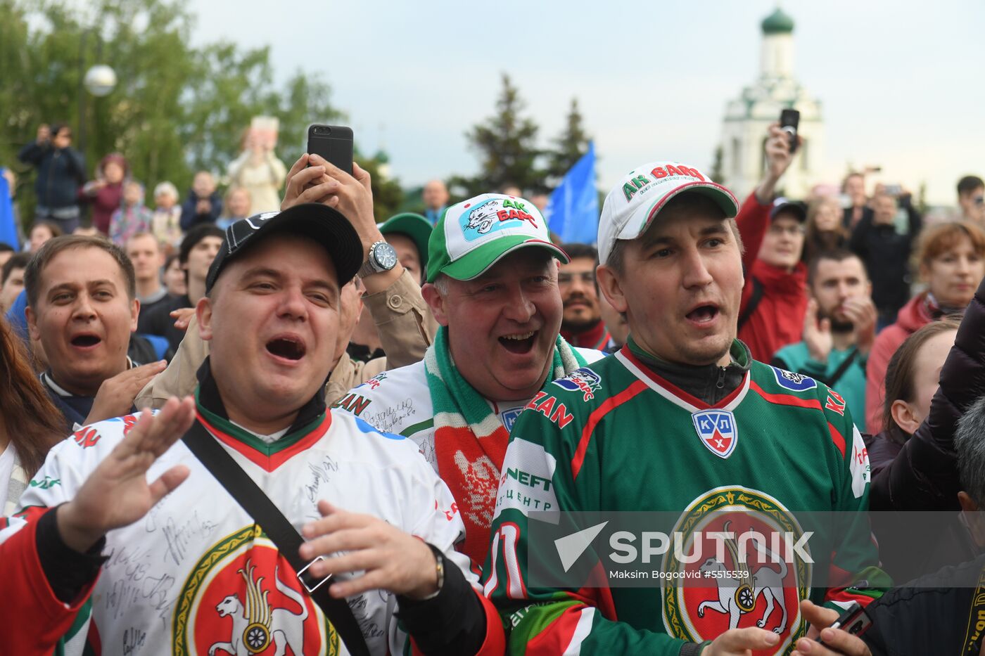 HC Ak Bars' champion parade