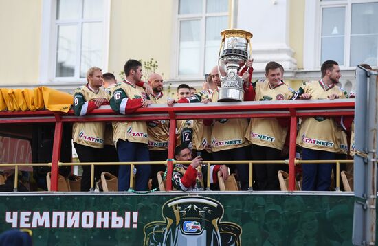 HC Ak Bars' champion parade