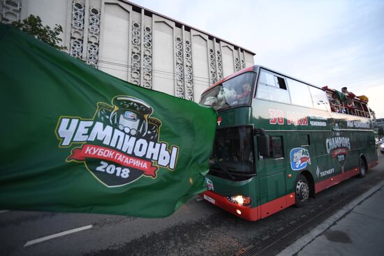 HC Ak Bars' champion parade