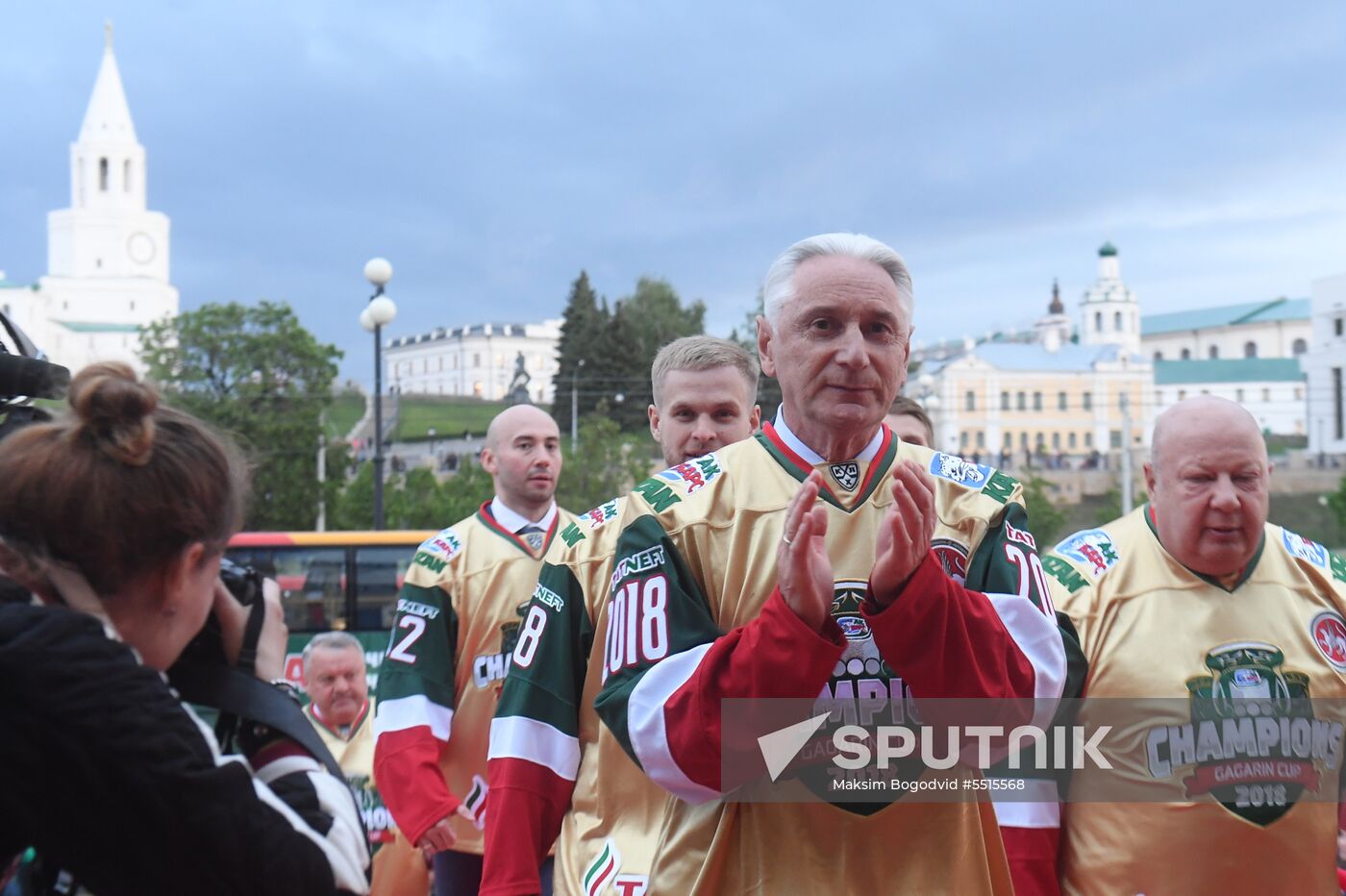 HC Ak Bars' champion parade