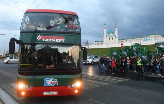 HC Ak Bars' champion parade