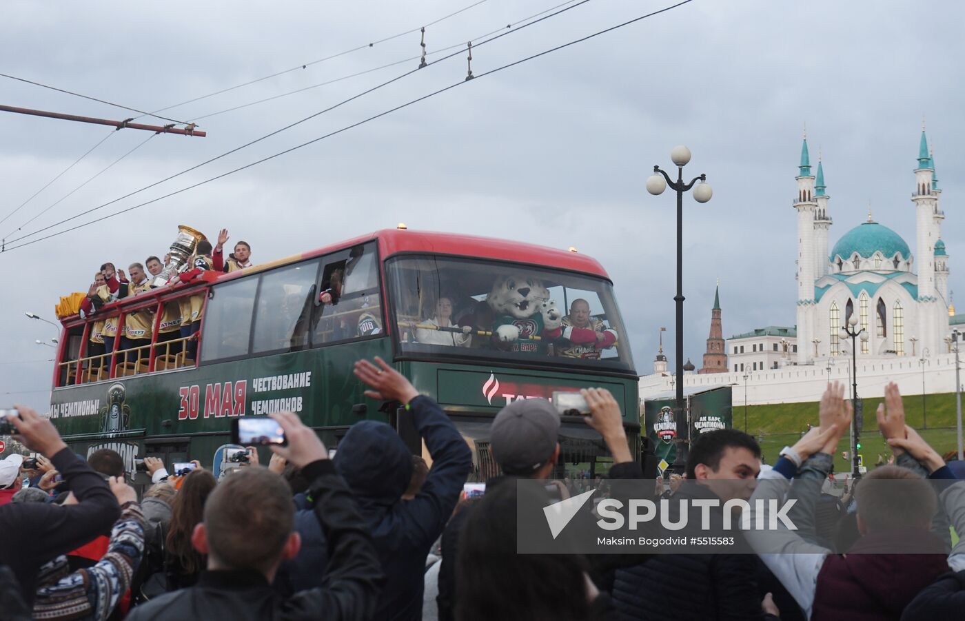 HC Ak Bars' champion parade