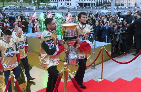 HC Ak Bars' champion parade