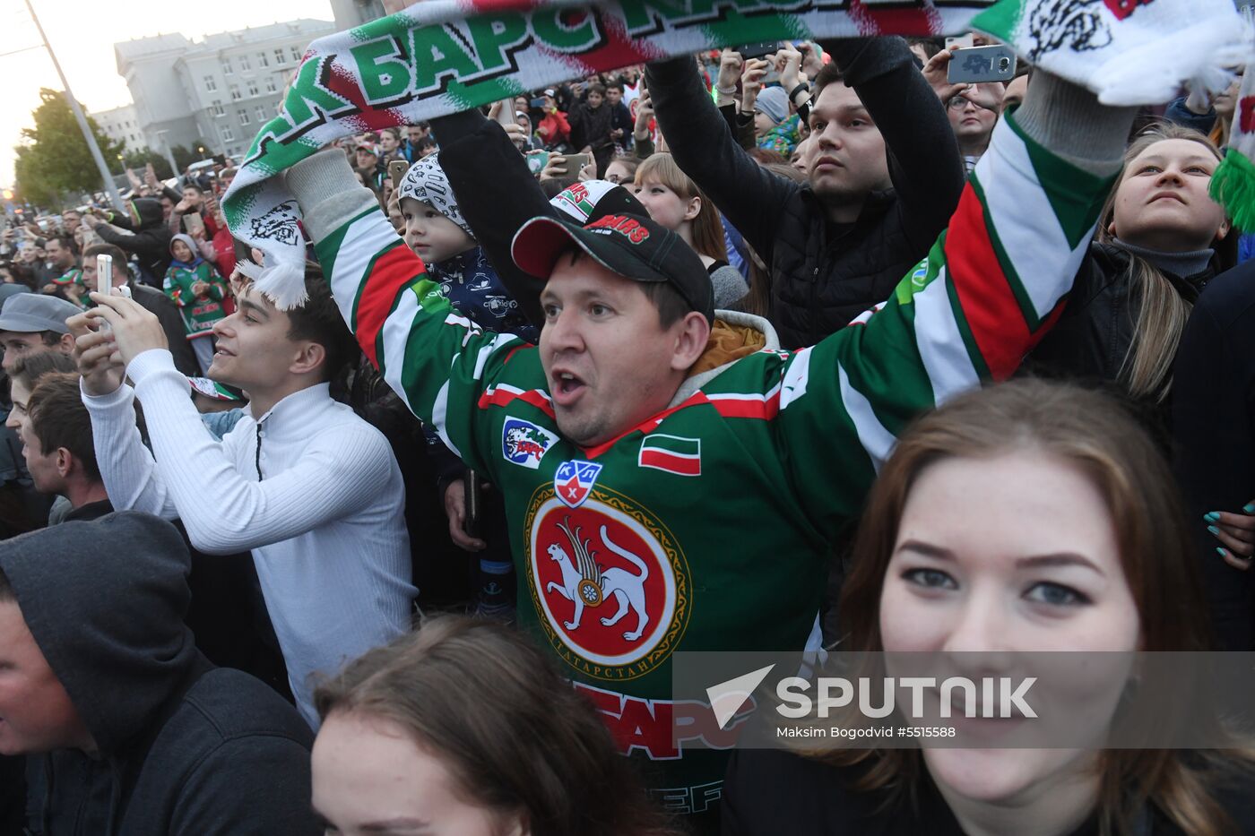 HC Ak Bars' champion parade