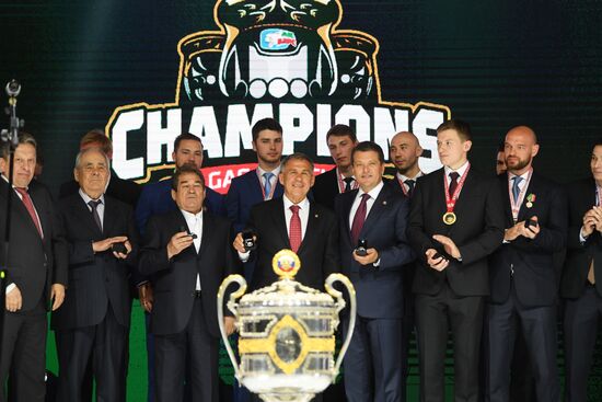 HC Ak Bars' champion parade
