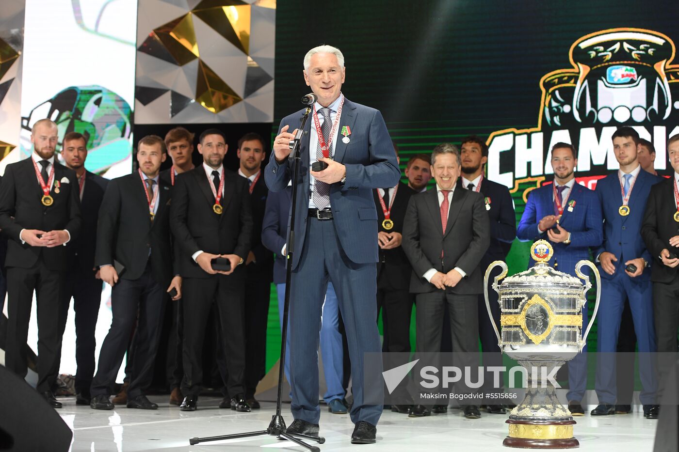 HC Ak Bars' champion parade