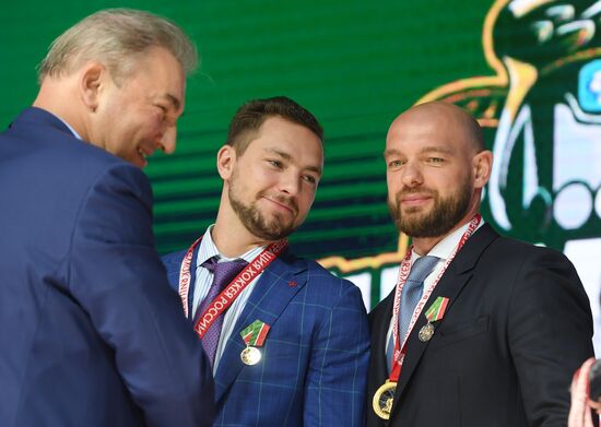 HC Ak Bars' champion parade