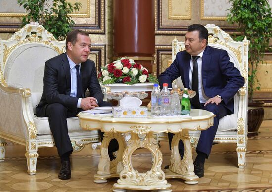 Russian Prime Minister Dmitry Medvedev's working visit to Tajikistan