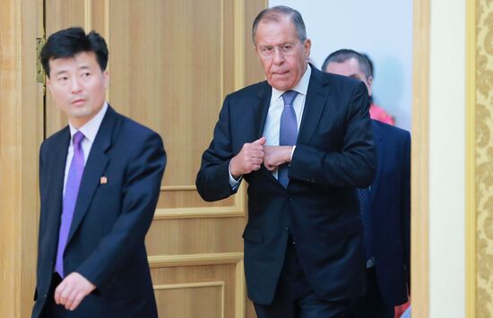 Russian Foreign Minister Sergei Lavrov visits North Korea