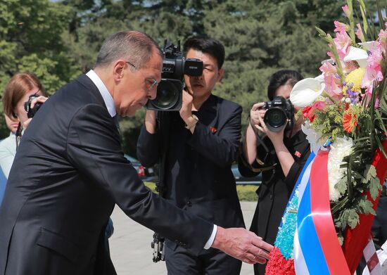 Russian Foreign Minister Sergei Lavrov visits North Korea