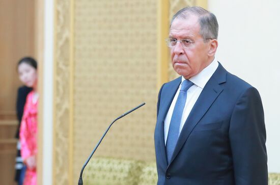 Russian Foreign Minister Sergei Lavrov visits North Korea