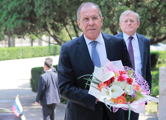 Russian Foreign Minister Sergei Lavrov visits North Korea