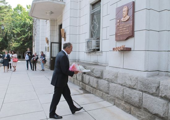 Russian Foreign Minister Sergei Lavrov visits North Korea