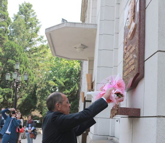 Russian Foreign Minister Sergei Lavrov visits North Korea