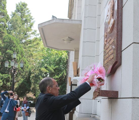 Russian Foreign Minister Sergei Lavrov visits North Korea