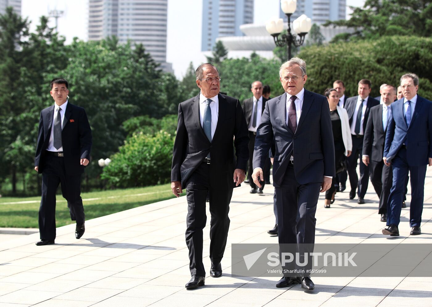 Russian Foreign Minister Sergei Lavrov visits North Korea