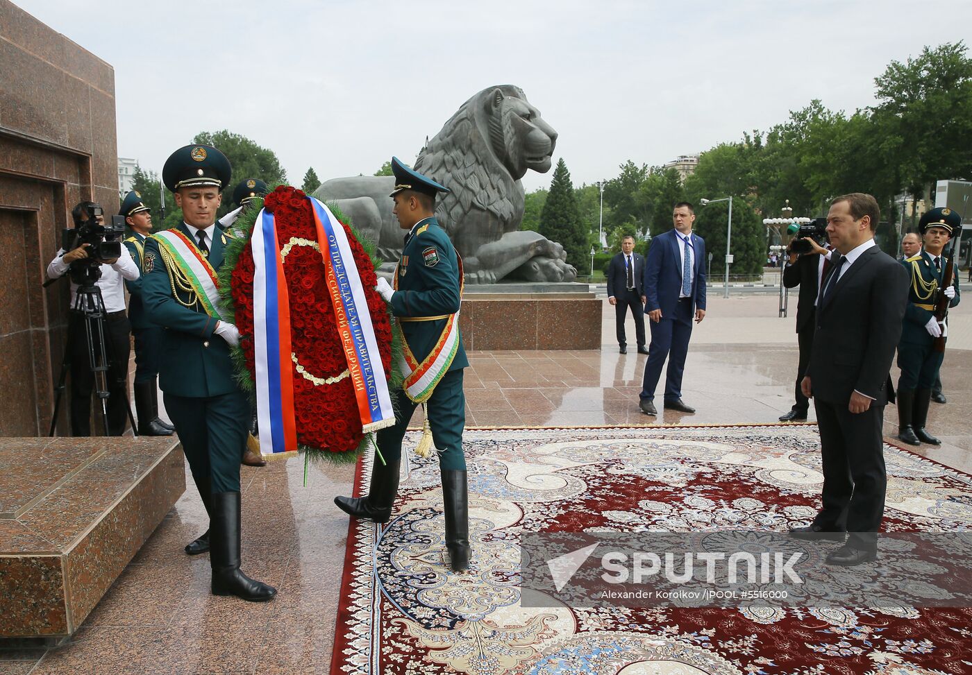 Russian Prime Minister Dmitry Medvedev's working visit to Tajikistan